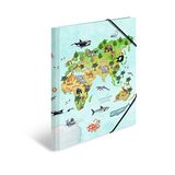 HERMA Verzamelmappen A3 wereldkaart, 3 stuks