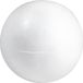 Merkloos Piepschuim bol/bal - wit - D25 cm - 2 halve schalen - hol - hobby/DIY materiaal - Knutselen