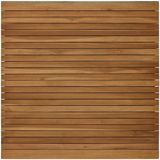 vidaXL Tafelblad 90 x 90 x 3,5 cm Vierkant Massief Teakhout Naturel