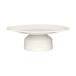 Iittala Solare plat à tarte sur pied D30cm H9.5cm blanc