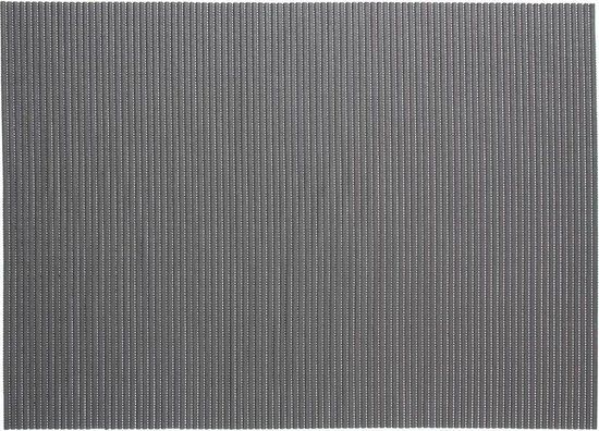 badmat 5Five Douche/badkamer anti-slip vloermat badkamer - PVC schuim - Grijs - 90 x 65 cm