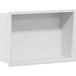 Maison Exclusive Niche de douche blanc 30 x 20 x 9.5 cm Acier inoxydable