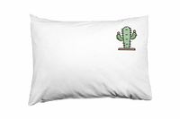 Bona Basics, Decoratieve kussenhoes, Huisdecoratie, voor bank, cafetaria, Afmeting: 50x35 cm, Kleur: Wit