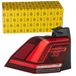 HELLA 2SD 012 521-051 Achterlicht - LED - Donker/Rood - Buitenste deel/Bovenste deel - voor VW Tiguan (AD1)