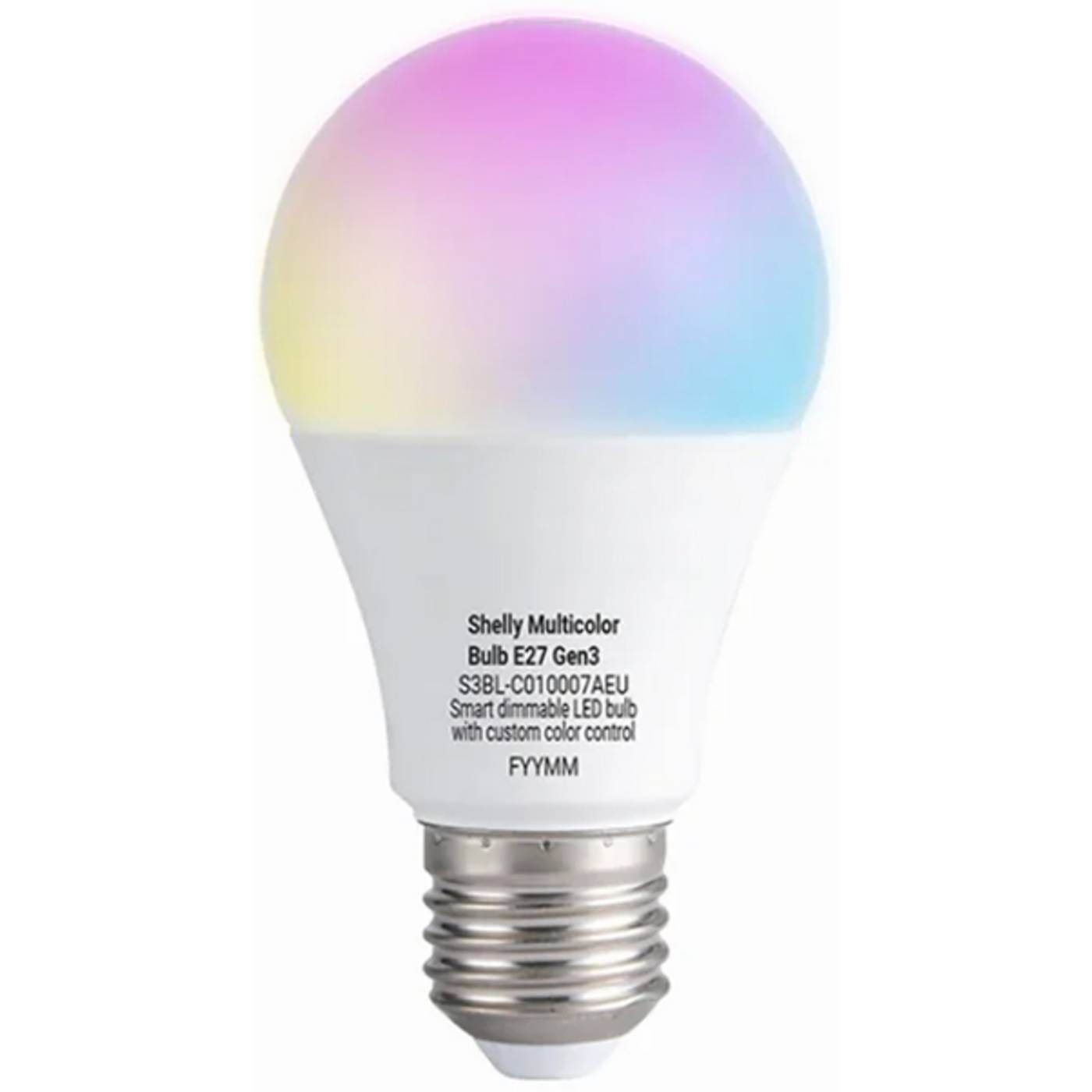Shelly Multicolor Bulb E27 Gen3 LED-lamp