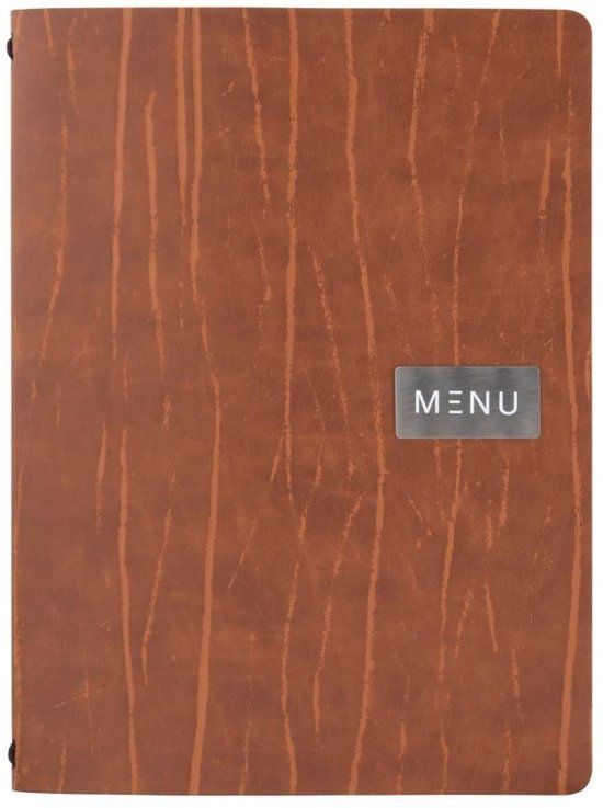Securit Leder Serie Ruga Bonded Leather Menukaart A4 - CU926