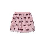 Stains&Stories korte rok met print - roze
