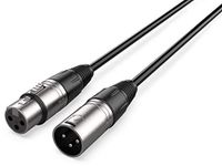 Audibax Silver Cable XLR Macho a XLR Hembra 20 Metros Negro
