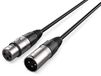 Audibax Silver Cable XLR Macho a XLR Hembra 20 Metros Negro
