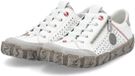 Rieker Dames Slippers L0355-80 Wit