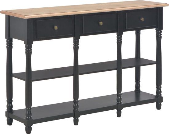 vidaXL Wandtafel 110x30x76 cm bewerkt hout