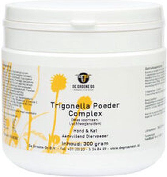 Happy Groene Os Trigonella Poeder Complex Hond & Kat - 300 g