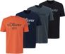 s.Oliver T-shirt Logo T-Shirt Verpakking van 4