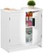 Merkloos Vasagle Wastafelonderkast met uitsparing - 2 deuren - 60 x 60 x 30 cm - wit