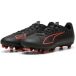PUMA Ultra 6 Play Fg/Ag Chaussures de football, unisexe, Puma Noir PUMA Rouge