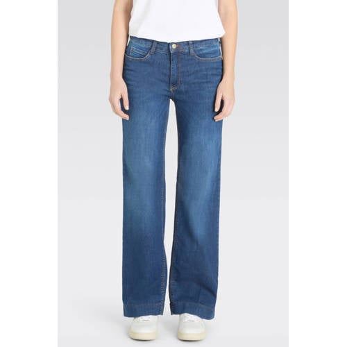MAC straight leg jeans medium blue denim
