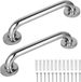 Merkloos / Sans marque Holland Connections Veilige Handgrepen voor Badkamer en Toilet - Antislip Douchegreep voor Senioren en Kinderen - 40 cm RVS Beugels - 2 Stuks