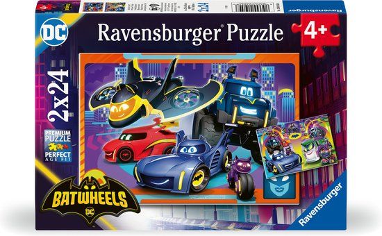 Ravensburger Batwheels Puzzle - 48 Pieces - Cartoon Puzzle - 4+ Years