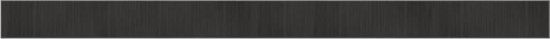 vidaXL - Vloerkleed - rechthoekig - 70x1000 cm - bamboe - grijs