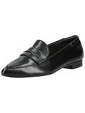 Paul Green Ballerina voor dames, glad leer, zwart, 1225-003