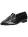 Paul Green Ballerina voor dames, glad leer, zwart, 1225-003