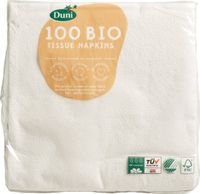 Duni Servetten 30x30 cm Wit 100 stuks