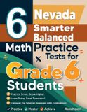 6 Effortless Math Education 6 Nevada Smarter Balanced Math Practice Tests for Grade 6 Students