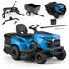 THUNDER® HEXWELT Zitmaaier HW-TR-352, Loncin 352 cm³, 9,7 pk, 86 cm, opvangbak 250 l, gazonbeluchter 93 cm, aanhanger met 300 kg laadvermogen en beschermhoes