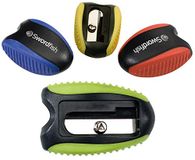 Swordfish 'Soft Grip' puntenslijper [Pack van 2] Verschillende kleuren