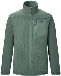 Regatta Eadle Fleece Jas Heren Donker Bosgroen S