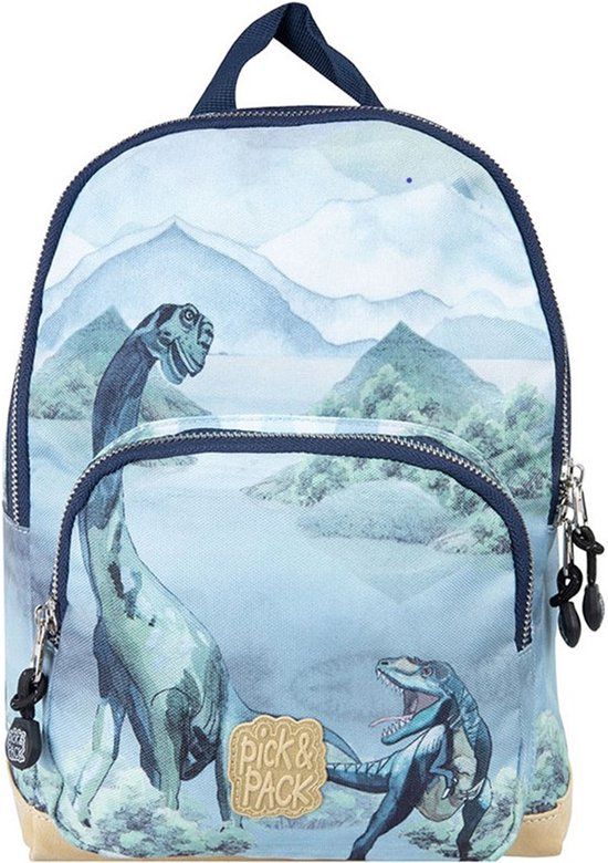 Pick & Pack All about Dinos Kinderrugzak - Maat S - Dusty Groen - 7.5L