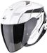 Scorpion EXO-Z1 Vue Jethelm Zwart Wit Zilver Maat XS