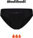 Modibodi Menstruatie Ondergoed Super Absorberend Lekvrij Tiener Hipster Bikinislip Zwart Y12-14