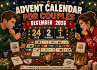 Advent Calendar for Couples: 24 Days of Fun, Challenges and Quality Time Together