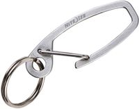 Nite Ize Deep Pocket Sleutelclip Zilverkleurig Roestvrij staal