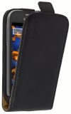 Mumbi Flip Case for Samsung Galaxy Trend Lite - Black Leather