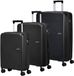American Tourister Summer Hit 3 PC Set A Black zwart 76cm