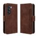 OnePlus Étui portefeuille OnePlus Turbo 6X/Nord CE6 Lite/Realme P4x Porte-Cartes - Marron