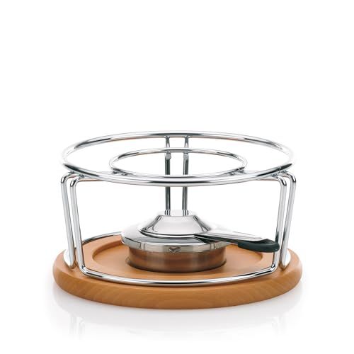 Kela Keuken Natura Stainless Steel Silver/Brown 21.5 X 21.5 X 11.5 cm