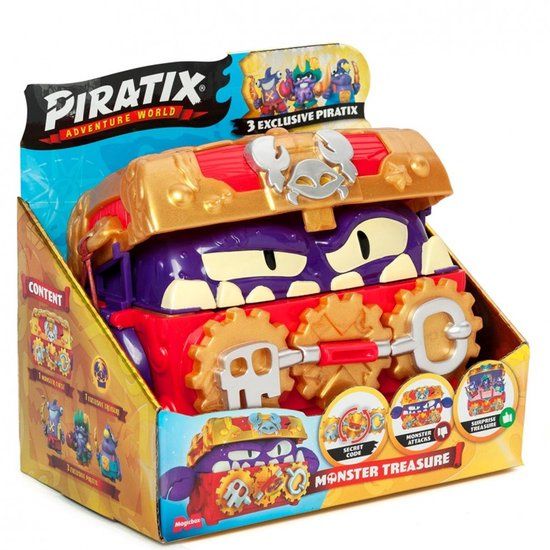 Mom Piratix Monster Schatkist 16.8x17.3x11.9 Cm Veelkleurig