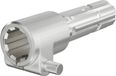 Wiltec Aftakas PTO-aansluiting 160 mm met spiebaan voor as 1 3/8" Z6 tractor