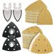 Merkloos Bosch Set van 104 Multitool Schuurdiscs voor Delta Schuurmachines