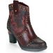 Mustang dames enkellaarsjes rood 15M0162012/bordo-multi