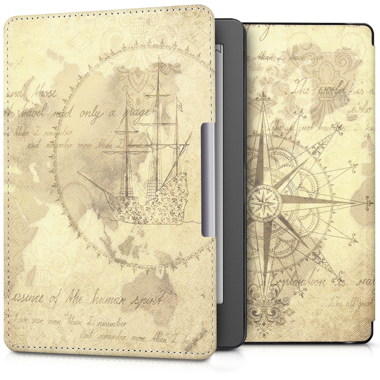 kwmobile Case for Kobo Aura Edition 2 - Brown - Leather
