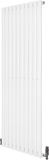 MonsterShop Monster Group BV Ovale radiator 1 kolom - 1600x600 mm - wit - thermostaatkraan