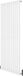 Monster Group BV Radiateur ovale 1 colonne - 1600x600 mm - blanc - robinet thermostatique