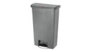 Rubbermaid 1883604 Poubelle Gris Plastique 68L avec Couvercle