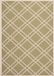 Safavieh Trellis Indoor/Outdoor Geweven Gebiedsdeken, Courtyard collectie, CY6923, in Groen & Beige, 160 X 231 cm