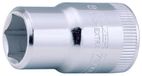 Bahco Dopsleutel 1/2" Zeskant - Glans - 17 mm