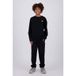 Raizzed rechtvallende longsleeve met backprint - zwart